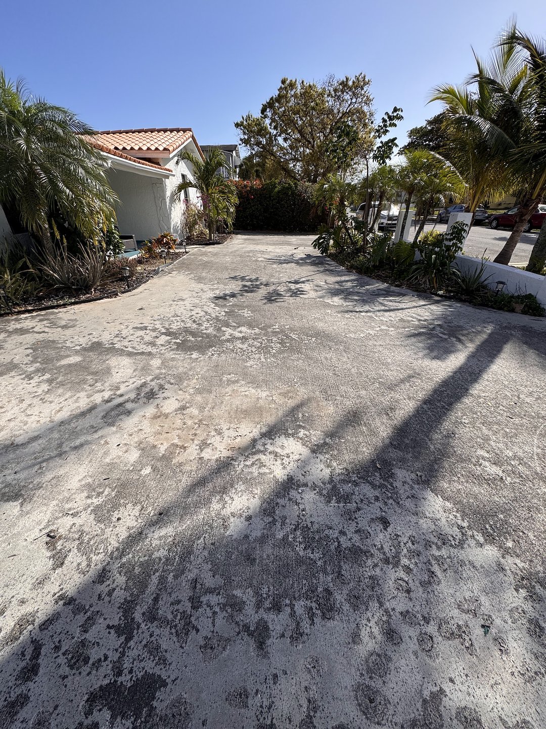 Concrete Driveway pressure washing/Pressure Cleaning located in West Palm Beach FL 33405